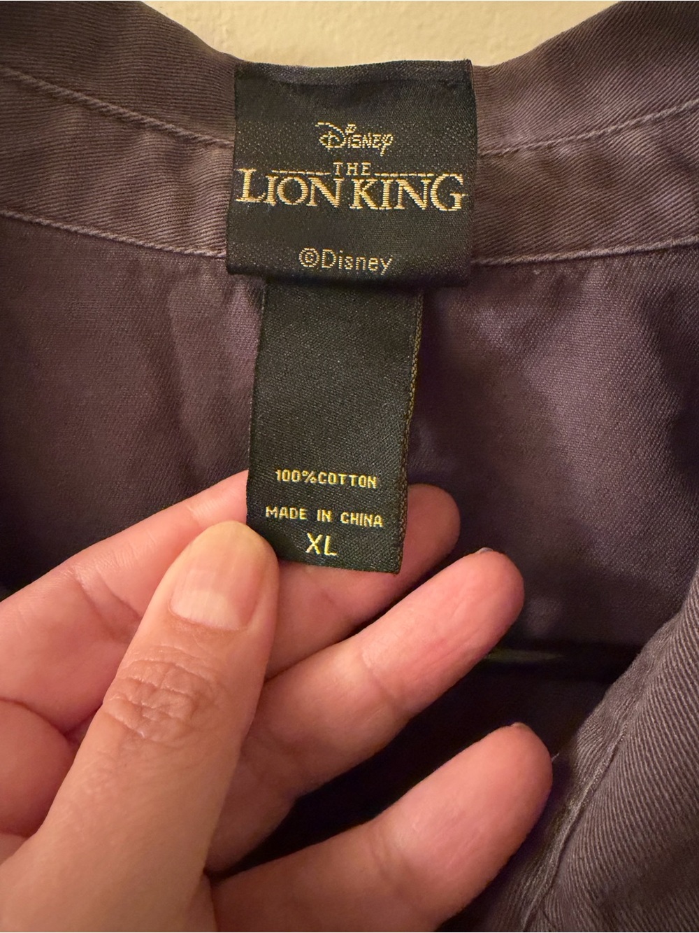 Disney Gray Utility Jacket with Lion King Patch - Women's - Picture 4 of 6
